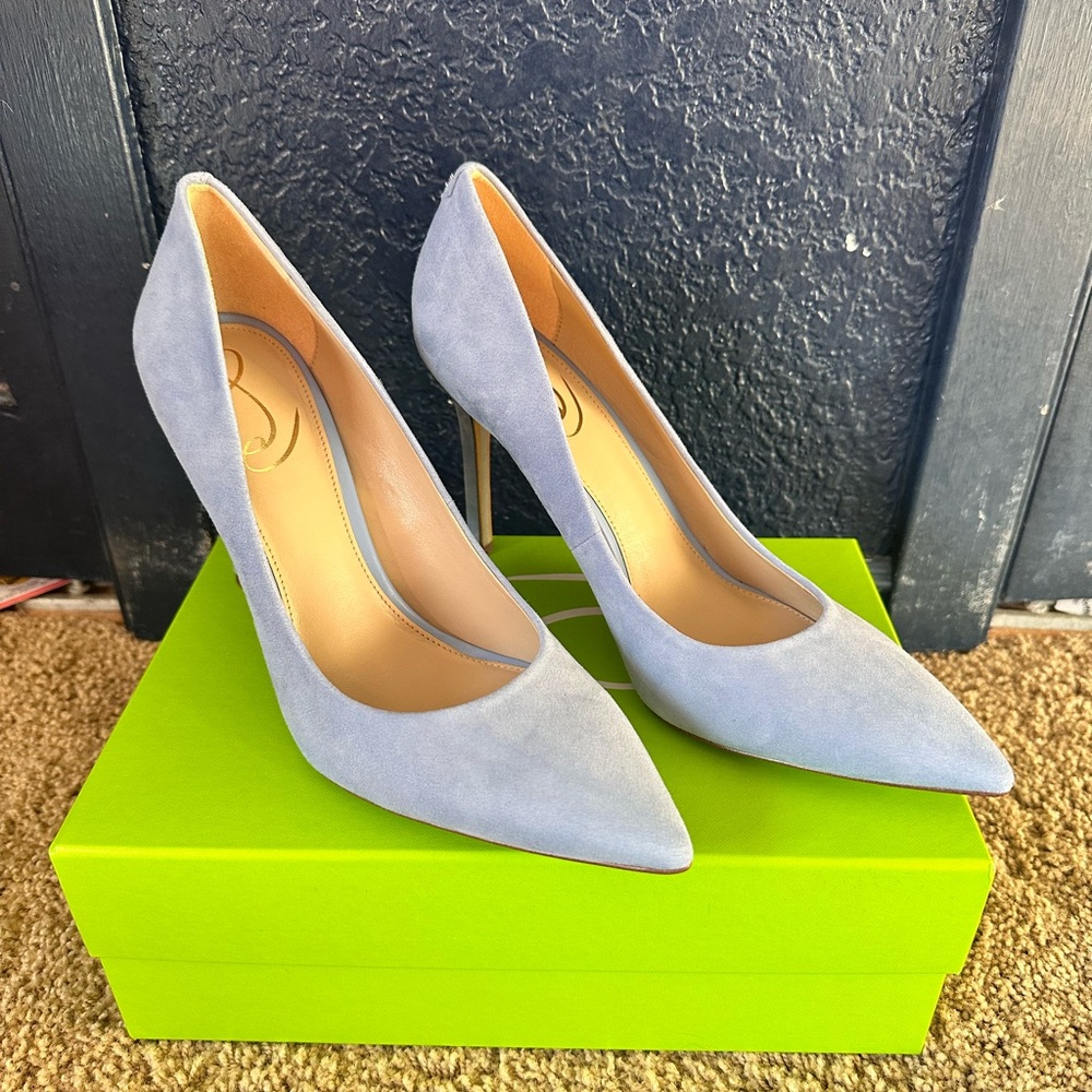 Sam Edelman Hazel Cerulean Blue Heel